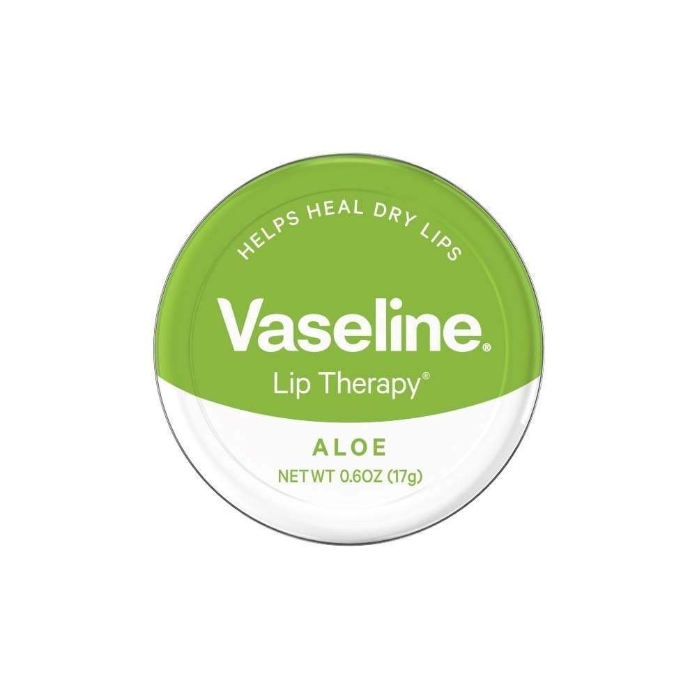 uk51fRQTFRdL-1.jpg Vaseline Lip Therapy with Aloe Vera, Petroleum Jelly, Pocket Size, .7 oz (Pack of 2) - Fast UK Delivery - Image 1