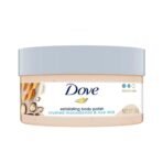 Dove Body Polish for Skin Exfoliation & Nourishment with Crushed Macadamia & Rice Milk | For Radiant & Soft Skin | Sulphate Free | 100g - Fast UK Delivery