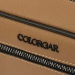 Colorbar THE CLASSIC CROSSBODY - TAN II Stylish soft faux leather crossbody bag II Zipper II Detachable and Adjustable Crossbody Strap - Fast UK Delivery - Image 6