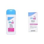 Sebamed Baby Wash Extra Soft, 200ml & Sebamed Gentle Baby wash (50ml) - Fast UK Delivery