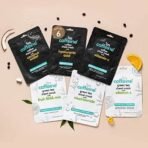 mCaffeine Green Tea & Coffee Sheet Masks with Vitamin C, Hyaluronic Acid, Niacinamide, Coconut Water & Fruit AHA Mix for Hydrated & Glowing Skin| Face Sheet Masks for Women & Men - Pack of 6 | 120g - Fast UK Delivery - Image 2