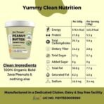 Jus' Amazin Crunchy Peanut Butter - Unsweetened | 27.8% Protein | Single Ingredient - 100% Peanuts (no added Sugar/Salt) | Vegan | Dairy Free | Keto (Organic Peanut Butter Crunchy, 1 kg (Pack of 1)) - Fast UK Delivery - Image 5
