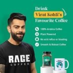 Rage Coffee Instant Coffee Mint Mocha Glass Jar 100% Arabica Beans infused with Plant based Vitamins| Hot & Cold Coffee | Strong Aroma with Rich Taste - 50g - Fast UK Delivery - Image 3