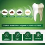 Sri Sri TATTVA shuddhta ka naam Sudanta Herbal Gel Toothpaste - All Natural, SLS Free, Fluoride Free Tooth Paste with Charcoal, Salt & More - 100g (Pack of 2), for Kids and Adults - Fast UK Delivery - Image 5