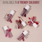 Hilary Rhoda Matte Minis Lipstick | Infused with Vitamin E, Jojoba Oil & Rosehip Oil | 12-Hour Stay | Smudge-Proof & Waterproof Lipstick | Non-Sticky | Set of 6 | 1.2 ml - Fast UK Delivery - Image 6