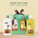 Just Herbs Coconut Almond Body Milk And Salicylic Body Wash, Clear & Radiant Skin Hydraclean Kit for Men and Women - Combo Gift Set (2 x 300ml) - Fast UK Delivery - Image 3