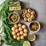 Chaman Pani Puri Golgappe Party Pack with 2 Flavours of Pani 200g (Pack of 4) - Fast UK Delivery - Image 7