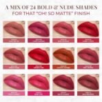 Just Herbs Ultra Matte Bullet Lipstick Nourishing Non Drying and Long Stay Lipsticks for Women 4 g (Dreamy Rose) - Fast UK Delivery - Image 4