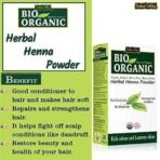 INDUS VALLEY Bio Organic Natural Amla Powder With Herbal Henna Powder Set of 2 For Hair Care - (100g *3=300g) - Fast UK Delivery - Image 4