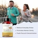 Rooted Ashwagandha Root Capsules (5% Withanolides), Pure Extract | Supports Stress, Anxiety Relief, Energy & Immunity | 60 Caps, 500 Mg Each(Pack Of 2) - Fast UK Delivery - Image 3