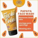 Fashion Colour Papaya Face Wash For Brightening Skin And To Reduce Dark Spots, Dark Circle, Acne Scars And Fine Line (130g) - Fast UK Delivery - Image 3