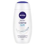 NIVEA Creme Soft 250ml Body Wash| Shower Gel with Natural Almond Oil|Clean, Healthy & Moisturized Skin|Microplastic Free - Fast UK Delivery