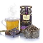 Hamiast Lavender Tea, Premium Kashmir Lavender and Green Tea Blend, Calming Tea for Stress Relief, Good Sleep & Glowing Skin, 100 grams Serves 50 Cups - Fast UK Delivery - Image 2