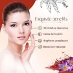 Ayouthveda Kunkumadi Face Mask | Infused with Kumkumadi Taila, Sandalwood, Turmeric & Finest Kashmiri Saffron | Helps to Tighten Pores & Boost Skin Radiance (Pack Of 1-50gm) - Fast UK Delivery - Image 6