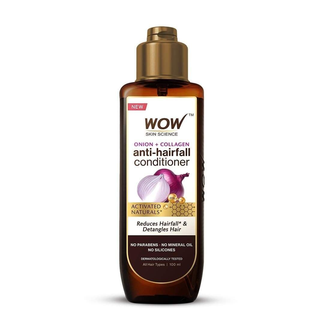 uk51gaIssCvJL-1-1.jpg WOW Skin Science Onion Conditioner With Red Onion Seed Oil Extract, Black Seed Oil & Pro-Vitamin B5 - No Parabens, Mineral Oil, Silicones, Color & Peg - 100mL - Fast UK Delivery - Image 1