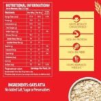 Bagrry's Oats Atta 1000gm Pouch | High in Protein & Fibre | Helps Manage Weight & Reduce Cholesterol | Non GMO | Healthy Oats Atta |100% Whole Grain Oats Atta - Fast UK Delivery - Image 3