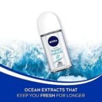 Nivea Deodorant Roll On, Fresh Natural for Unisex, 50ml (Pack of 2) - Fast UK Delivery - Image 4