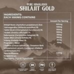 Wellbeing Nutrition Pure Himalayan Shilajit Gold Resin for Strength, Stamina, Performance, Stress Relief and Vitality | Ashwagandha, Safed Museli & Swarna Bhasma (24K Gold Leaf) | Lab Tested - 20g - Image 7