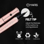 MARS Smudge Proof Liquid Pen Eyeliner with ultra fine Tip | Matte Finish & Water Proof, 1 ML - Fast UK Delivery - Image 6
