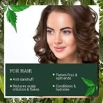 INDUS VALLEY Neem Leaf Powder | Organic Azadirachta indica With Herbal Henna Powder - 100% Organic, Natural and Pure For Hair and Skin Care (100g + 100g=200g) - Fast UK Delivery - Image 5