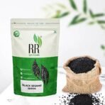 R R Agro Foods Premium Black Sesame Seeds 500 GM ( Kali Till ) Pack of 1 - Fast UK Delivery - Image 3