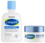 Cetaphil Optimal Hydration Daily Cream 50g Lightweight Moisturizer & Fast Absorption Hyaluronic Acid Blue Daisy Extract NiacinamideSkin Cleanser for 125 ml Hydrating with Niacinamide Vitamin B5 - Fast UK Delivery