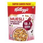 Kellogg's Muesli Fruit Nut & Seeds 750G | 12-In-1 Power Breakfast | India'S No. 1 Muesli | Multigrain Breakfast Cereal - Fast UK Delivery - Image 2