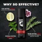 Beardo Godfather Perfume Deo Spray for Men, 150ml | Citrus Aromatic Spicy | Body Spray Deodorant For Men | Deo For Men | Long Lasting Perfume | Gift for Men | Christmas gift for men | Gift For Friends | Gift for Men - Fast UK Delivery - Image 4
