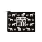 Colorbar Co-Earth The Trumpet Flat Pouch - Carbon Black - Fast UK Delivery