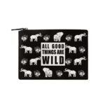 Colorbar Co-Earth The Trumpet Flat Pouch - Carbon Black - Fast UK Delivery