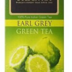 Golden Tips 100% Pure Indian Earl Grey Bergamot Flavoured Green Tea Bags Box (50gm- 25 Tea bags) - Fast UK Delivery