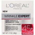L'Oreal Paris Skincare Wrinkle Expert 45+ Anti-Aging Face Moisturizer with Retino-Peptide, Non-Greasy, Suitable for Sensitive Skin, 1.7 fl. oz. - Image 6