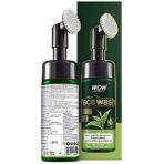 WOW Skin Science Green Tea Foaming Face Wash with Built-In Face Brush - for Treating Acne and Unclogging Pores - 150mL - Fast UK Delivery - Image 6