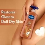 Vaseline Intensive Care, Cocoa Glow Serum-in-Lotion, 600ml, with 100% Pure Cocoa & Shea Butter, 48Hr Long-Lasting Moisturization, Body Lotion for Dry, Rough Skin - Fast UK Delivery - Image 5