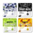 Hilary Rhoda Facial Sheet Mask | Hydrate, Detox, Brighten & Exfoliate | 4 Unique Masks for All Skin Needs | Suitable For All Skin Types | 20 Gm X 4U | Pack of 4 - Fast UK Delivery - Image 2