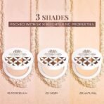 Just Herbs Long Stay Non Sticky Makeup Fixer & Just Herbs Oil Control Radiance Booster Age Defying Compact Powder for face Makeup 9g (Porcelain) Combo - Fast UK Delivery - Image 5