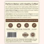 ROOTED Actives Wellness Mushroom Coffee (100 Gram)|Instant Arabica Coffee With Lion's Mane & Chaga Mushrooms|Boost Focus, Energy, Immunity & Heart Health|Superfood Coffee Powder|Bottle - Fast UK Delivery - Image 6