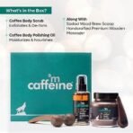 mCaffeine Coffee De-Stress Gift Set for Women and Men With Coffee Body Scrub, Body Oil & Handcrafted Massager for Stress Relief | New Year Unisex Gift Kit | Valentine Present for Him Her for All Special Occasions | Birthday Anniversary Gift - Fast UK Delivery - Image 4
