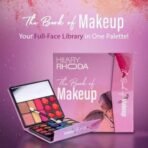 Hilary Rhoda The Book of Makeup | 20 Eyeshadows | 2 Highlighters | 2 Blushes | 2 Contours | 6 Cream Lip Glosses | Dual Ended Brush | Long Lasting | Blends Easily- 23.4g (Shade 2) - Fast UK Delivery - Image 4