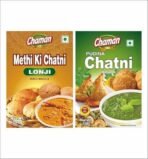 Chaman Masala Combo Pack Of 2 (Methi Chutney Longi 200G & Pudina Chutney Masala Mix 100g) Tangy Methi Chutney & Refreshing Pudhina Chutney | Authentic Indian Flavors for Snacks & Meals | Minty Freshness in Every Bite - Fast UK Delivery - Image 3