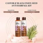 Just Herbs Anti Hairfall Control Kit (Shampoo 100ml+Conditioner100ml) with Goodness of Natural Vitamin E, Bhringraj & Black Onion Seed for Shiny, Smooth Hair - All Hair Types - Fast UK Delivery - Image 3
