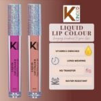 KINDED Liquid Lip Colour Vitamin E Enriched No Transfer Waterproof Long Stay Lipsticks Lip Gloss Set for Girls Women (Pack of 2, 6 ml each, Matte Finish, Shades More Magenta & Perfect Nude) - Fast UK Delivery - Image 4