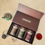 Golden Tips Assorted Tea Gift Box | Perfect Diwali Gifts for Family and Friends | Diwali Gift Set | Gift Hamper of Darjeeling Tea + Darjeeling Green Tea + Masala Chai - Fast UK Delivery - Image 2
