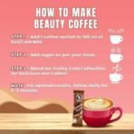 Bevzilla 30 Instant Beauty Coffee Infused with Marine Collagen, Biotin & Vitamin E Powder Sachets (30 X 5 Gram Sachets) Makes 30 Cups | 100% Arabica Coffee | Strong & Easy to Carry | Best for Espresso, Latte, Cappuccino - Fast UK Delivery - Image 7