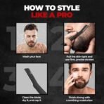 Beardo Beard Styling Tool for Men | Pack of 3 | Beard Styling Razor for Men | Reusable Razor | Sharp, Safe & Precise Shaping Razor for Men | Face Razor for Men | Body Grooming - Fast UK Delivery - Image 5