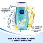 NIVEA Frangipani & Oil 250ml Body Wash| Shower Gel with Care Oil Pearls| Refreshing Scent of Frangipani Flower|Clean, Healthy & Moisturized Skin - Fast UK Delivery - Image 4