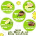 Dabur Hajmola Tasty Digestive Tablets (Limcola Flavour) - 120 Tabs | Healthy, Tasty & Chatpata | Improves Digestion | Relieves from Constipation | Unique Mix of Hajmola & Lemon - Fast UK Delivery - Image 6
