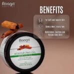 Raaga Professional Moisturizing Gel with Cinnamon and Tea Tree Extract, For Non-Sticky Shine-Free Look, Normal to Oily Skin, 50 g - Fast UK Delivery - Image 4