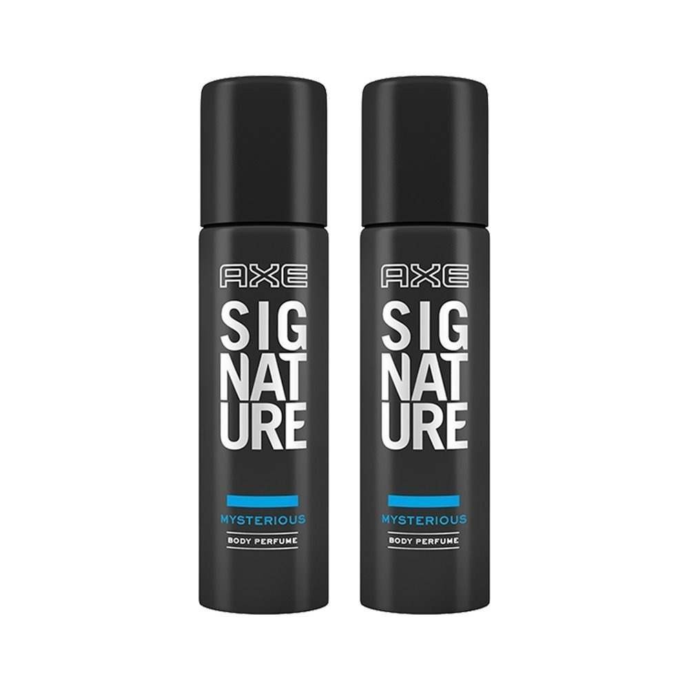 uk51iiFHJfRZL-1-1.jpg Axe Signature Mysterious Body Perfume, 122ml (Pack of 2) - Fast UK Delivery - Image 1