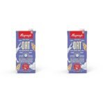 Bagrry's Plant Based Oat Drink 1L, Creamy Classic, Unsweetned |Vegan | Dairy Free |No Added Sugar | Plant Based Milk | No Preservatives (Pack Of 2) - Fast UK Delivery